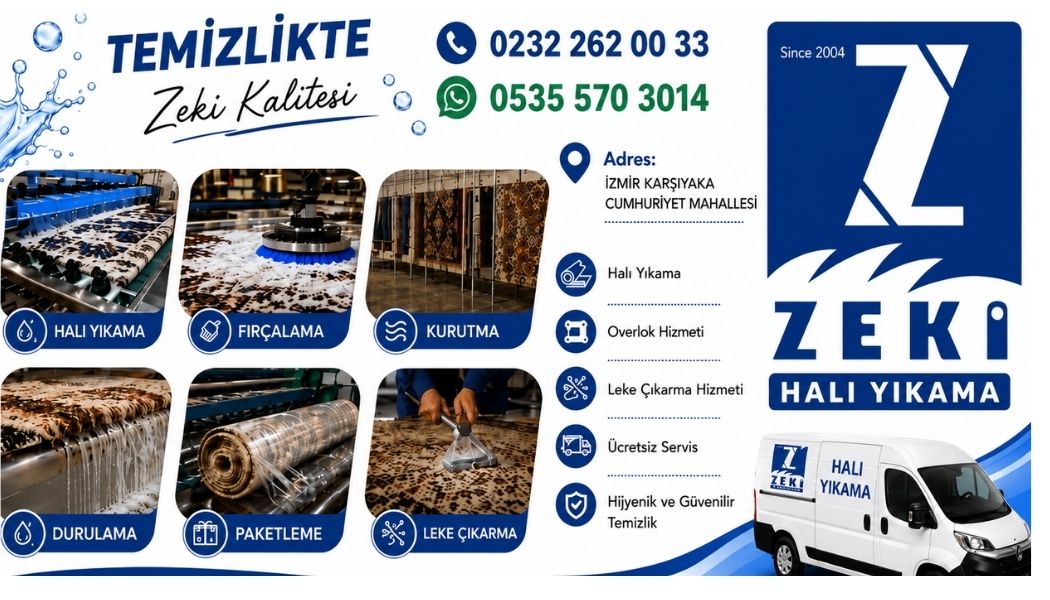 Karşıyaka Cumhuriyet Mahallesi Halı Yıkama